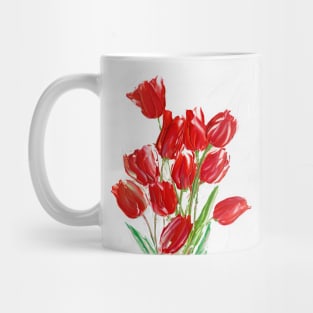 Red Tulips Mug